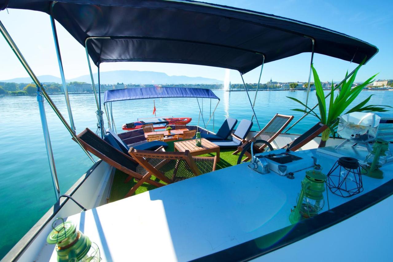 Homeboat-Bateau Hotel Geneve Exteriör bild
